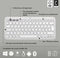 Logitech Pebble Keys 2 K380s - Draadloos Toetsenbord - Bluetooth - Tonal White