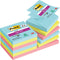 Post-it Super Sticky Z-notes Cosmic, 90 vel, ft 76 x 76 mm, 8 + 4 GRATIS