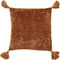 Dutch Decor NINO - Sierkussen van katoen 45x45 cm Tobacco Brown - bruin - Inclusief binnenkussen