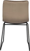 PoleWolf - Ripple stoel - Velvet - Duifgrijs - Set van 4