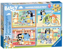 Ravensburger puzzel Bluey 4 x 42 stukjes.
