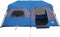 vidaXL - Gezinstent - 9-persoons - waterdicht - snelontgrendeling - blauw