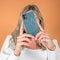 iMoshion Hoesje Geschikt voor Samsung Galaxy A22 (5G) Hoesje Siliconen - iMoshion Design hoesje - Blauw / Meerkleurig / Goud / Blue Graphic