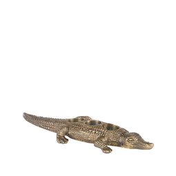 Tea Light Holder Crocodile 43x16x4 cm