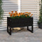 vidaXL - Plantenbak - 78x40x52 - cm - massief - grenenhout - zwart