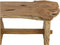 Teak bench - 80x40x45cm - Natural teak