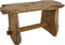 Teak bench - 80x40x45cm - Natural teak