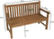 Teak houten tuinbank, tuinmeubel, bank, zitbank - 130cm