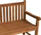 Teak houten tuinbank, tuinmeubel, bank, zitbank - 130cm
