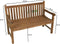Teak houten tuinbank, tuinmeubel, bank, zitbank - 130cm