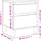 vidaXL - Nachtkastjes - 2 - st - 40x35x50 - cm - sonoma - eikenkleurig