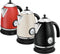 Team Kalorik JK 1046 R - Waterkoker 1,7 liter - thermometer - RVS - Rood