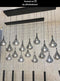 Lucide TEARS - Hanglamp - LED Dimbaar G4 16x1,5W 3000K - Zwart