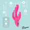 Teazers - Dubbele Rabbit Vibrator - Oplaadbaar - Waterproof - Vibrator met Driedubbele Stimulatie - Vibrators voor Vrouwen en Mannen - Sex Toys voor Vrouwen - Vibrators - G-Spot Vibrator - Clitoris Stimulator - Buttplug Vibrator - Roze