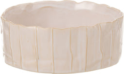 J-Line bloempot Melk - keramiek - wit - Ø 19.5 cm