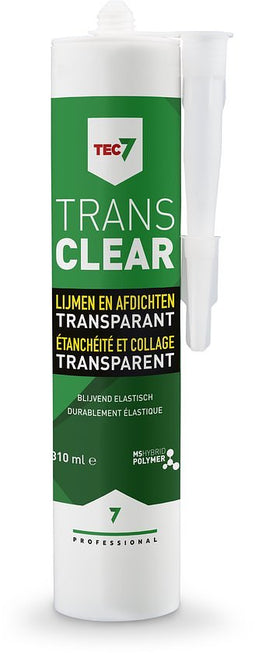 TEC7 Trans Voegkit - Transparant - 310ml