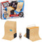 Tech Deck X-Connect - Danny Way Mega Half Pipe - Aanpasbare Ramp Set met PlanB vingerskateboard