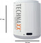 Technaxx TX-261 Mini Batterij Krachtige Luchtpomp - 1360 mAh - LED Campingverlichting - Draagbaar