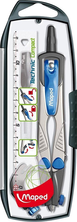 TECHNIC COMPACT passer 4-delige set - in ophangdoos in display