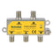 Technisat 4-weg Satellietsplitter Geel/Zilver