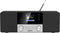 TechniSat DIGITRADIO 3 VOICE Tafelradio DAB+, FM AUX, CD, DAB+, FM, USB Accu laadfunctie, Barrièrevrij, Incl. afstandsbediening, Wekfunctie Zwart