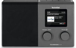 TechniSat TECHNIRADIO 4 IR Tafelradio met internetradio Internet, DAB+, FM DAB+, Internetradio, FM, WiFi Wekfunctie Zwart/zilver