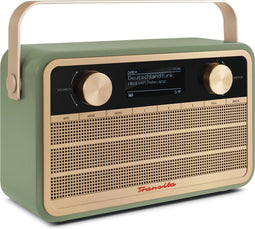 TechniSat Transita 121 IR 'vintage-look' internetradio met DAB+ en bluetooth - groen