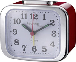 Technoline Model XL Rood - analoge quartz wekker in retro design