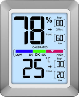 Technoline thermometer - WS 9460 - 73x89x27mm - zilver/wit - TL-WS9460