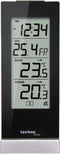 Technoline weerstation - WS 9767 - 64x165x45mm - hoogglans zwart/zilver - met 1 buitensensor 30m - TL-WS9767