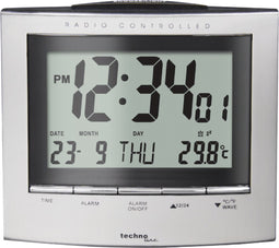 Technoline wekker - WT 280 - 120x105x50mm - zilver/zwart - TL-WT280