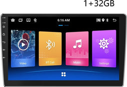 TechU™ Autoradio AT23 – 2 Din 10.1” Touchscreen Monitor – Bluetooth & Wifi – Android 10 – Handsfree bellen – FM radio – USB – GPS Navigatie – 1G RAM + 32G ROM