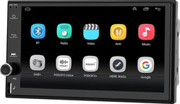 TechU™ Autoradio AT26 – 2 Din 7” Touchscreen Monitor – Bluetooth & Wifi – Android 10 – Handsfree bellen – FM radio – USB – GPS Navigatie – 1GB RAM + 16GB ROM