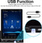 TechU™ Autoradio AT30 – 2 Din – Groot 9.5” Touchscreen Monitor – Bluetooth & Wifi – Android & iOS – Handsfree bellen – FM radio – USB – GPS Navigatie