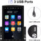 TechU™ Autoradio AT36 – 2 Din – Verticaal 9.7” Touchscreen Monitor – Bluetooth & Wifi – Android & iOS – Handsfree bellen – FM radio – USB – GPS Navigatie