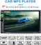 TechU™ Autoradio AT51 – 2 Din Dual Camera – 7” Touchscreen – Bluetooth – Android & iOS – Handsfree bellen – FM radio – USB – Incl. Afstandsbediening + Stuurwielbediening + Microfoon + Achteruitrijcamera