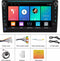 TechU™ Autoradio AT53 – 2 Din – 8” Touchscreen Monitor – Bluetooth & Wifi – Android & iOS – Handsfree bellen – FM radio – 4 USB – GPS Navigatie – Ingang voor achteruitrijcamera