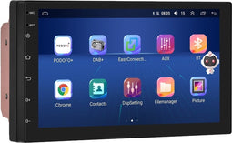 TechU™ Autoradio AT8 – 7” 2 Din Touchscreen Monitor – Bluetooth & Wifi – Handsfree bellen – FM radio – USB – GPS Navigatie – 8G RAM + 128G ROM