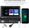 TechU™ Autoradio met klapscherm AT21 – 1 Din 7” Touchscreen Monitor – Uitschuifbare display – Bluetooth & Wifi – Android 10 – Handsfree bellen – FM radio – USB – GPS Navigatie