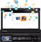 TechU™ Autoradio met klapscherm AT49 – 1 Din – 7 inch Touchscreen Monitor – Bluetooth & Wifi – Android & iOS – GPS Navigatie – Handsfree bellen – FM radio – USB – Uitschuifbaar display – 16G ROM – 2G RAM – Incl. Afstandsbediening