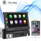 TechU™ Autoradio met klapscherm AT54 – 1 Din – 7” Touchscreen Monitor – Uitschuifbare Display – Bluetooth – Android & iOS – Handsfree bellen – FM radio – USB – Ingang voor achteruitrijcamera – Incl. Stuurwielbediening + Afstandsbediening