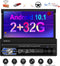 TechU™ Autoradio met klapscherm T119 – 7.0 inch Touchscreen Monitor – 1 Din met Afstandsbediening – FM radio – Bluetooth & Wifi – AUX – USB – SD – Handsfree bellen – GPS Navigatie – Android 10.1 – 2+32G