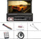 TechU™ Autoradio met klapscherm T147 – 1 Din met Uitschuifbare Display – 7.0 inch Touchscreen Monitor – FM radio – Bluetooth – USB – AUX – SD – GPS Navigatie – Handsfree bellen – Inlc. Afstandsbediening