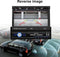 TechU™ Autoradio met klapscherm T98 Touchscreen – 1 Din met Afstandsbediening – 7 inch Kleuren Display – Bluetooth & WiFi – AUX – 3 USB – FM radio – Navigatie – Handsfree bellen