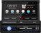 TechU™ Autoradio met klapscherm T98 Touchscreen – 1 Din met Afstandsbediening – 7 inch Kleuren Display – Bluetooth & WiFi – AUX – 3 USB – FM radio – Navigatie – Handsfree bellen