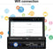 TechU™ Autoradio T121 – 1 Din – 7.0 inch Touchscreen Monitor – FM radio – Bluetooth & Wifi – AUX – USB – SD – Handsfree bellen – Incl. GPS Navigatie – Android 8.1 – 2+32G