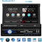 TechU™ Autoradio T121 – 1 Din – 7.0 inch Touchscreen Monitor – FM radio – Bluetooth & Wifi – AUX – USB – SD – Handsfree bellen – Incl. GPS Navigatie – Android 8.1 – 2+32G