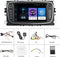 TechU™ Autoradio T131 – Geschikt voor Ford Auto’s – 2 Din – 7.0 inch Touchscreen Monitor – FM radio – Bluetooth & Wifi – USB – SD – Handsfree bellen – GPS Navigatie – Android 10 – 1GB RAM +16GB ROM