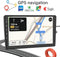 TechU™ Autoradio T132 – 2 Din – 9.0 inch Touchscreen Monitor – FM radio – Bluetooth & Wifi – USB – SD – Handsfree bellen – Incl. GPS Navigatie – Android 10 – 1GB RAM +16GB ROM