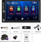 TechU™ Autoradio T134 – 2 Din met Afstandsbediening & Stuurwielbediening – 7.0 inch Touchscreen Monitor – FM radio – Bluetooth & Wifi – USB – SD – Handsfree bellen – GPS Navigatie – Android 10 – 1GB RAM +16GB ROM – Incl. Inbouwmicrofoon